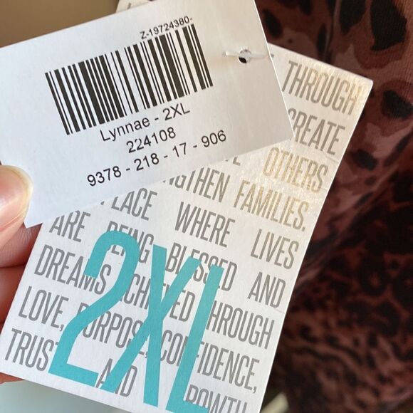 Lularoe Leopard Lynnae Nwt - Picture 5 of 5